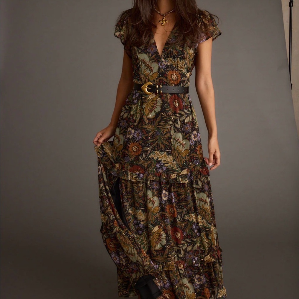 Floral Maxi Dress - New 12th Tribe Size L